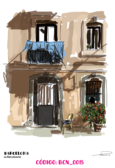 ilustracion La Barceloneta