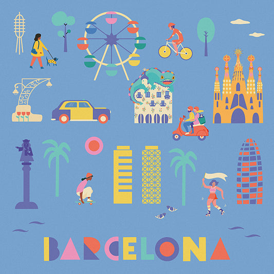 ilustración barcelona